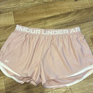 Under Armour Women's Light Pink Athletic Shorts